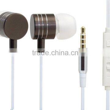 good sound in-ear wired earphone with microphone OEM factory