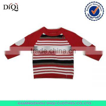 High quality Kids handmade wool sweater, Knit wool crew neck sweater, boy children clothing factory