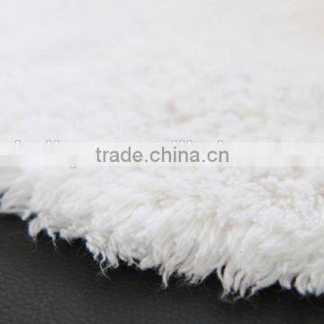 White Hotel Bath Rug Cotton Hand Make Rug photo-2