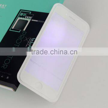 0.2mm white color matte anti blue ray corning gorilla glass protective film for ipone 6 6s 6p