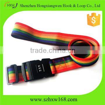 Multicolor Luggage Strap Password Combination Lock