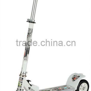 Town and urban 3 wheels 125mm Aluminum/steel kick scooter for child and teenager/adult scooter for sales MB-775B rubber wheels