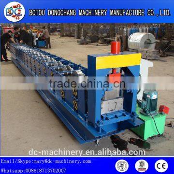 rain gutter cold forming machine/steel gutter cold making production line