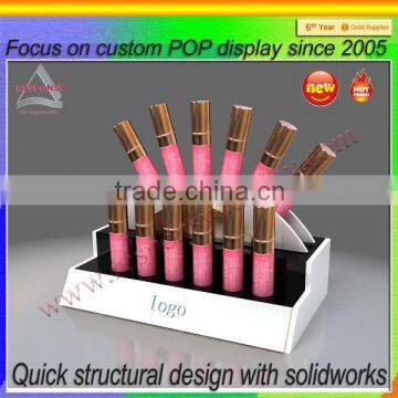 tablet lipstick display case counter cosmetic store display