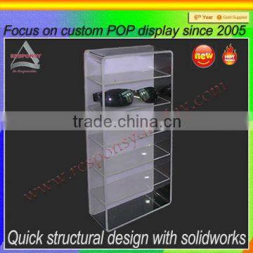 custom countertop acrylic material sunglass case display