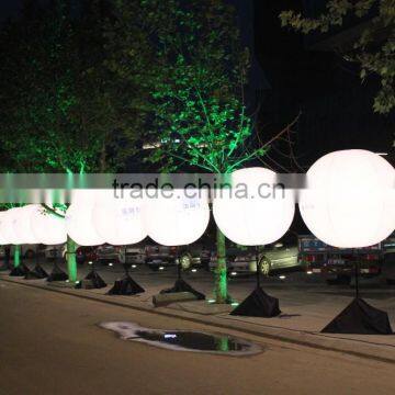 led lighted tripod balloon for public, inflatable stand balloon with custom logo