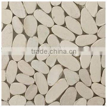 natural stone mosaic design, pebble mosaic tiles, modern house mosaics (PMSG257)