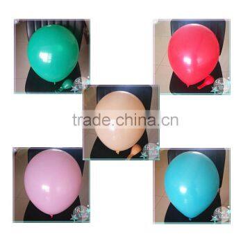 Multicolor inflatable latex balloons