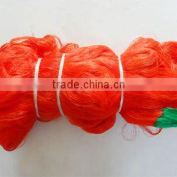 multifilament style fishing net CHINESE RED colour