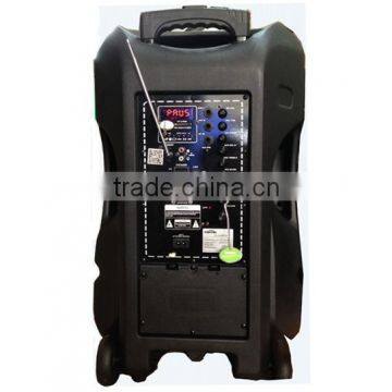 Cheap Protable Battery Powered Trolley Speaker With USB/SD/FM/BT photo-2