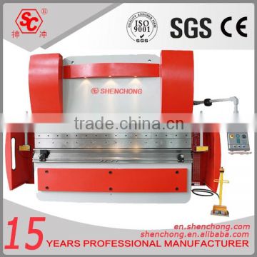 WE67K 2015 new design hot sale sheet metal machinery, hydraulic plate bending machine price with cnc control