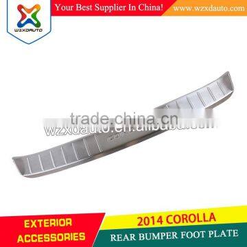 2014 Corolla Stainless Steel Car Rear Bumpler Foot Plate