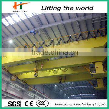 Improved Double Girder Eot Crane Manufacturer 50 Ton Traveling From China