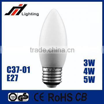 2016 hot sale C37 3W 220-240v E27 B22 E14 led light bulb