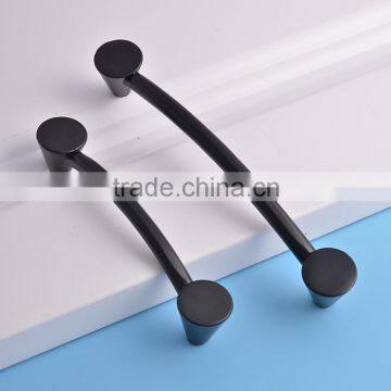 Antique Zinc Alloy Furniture Hardware Cabinet handles Black modern furniture handle hardware accessories