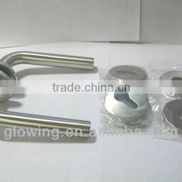 HL002 Stainless Steel Tube Lever Type Main Door Handle photo-3