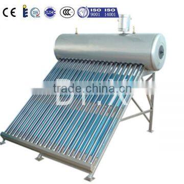 rooftop vacuum tube pre-heating solar water heater