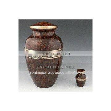 Classic Heirloom 10" Solid Brass Cremation Urn