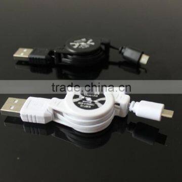Most Popular Colored Retractable Micro Usb Cable Data Line