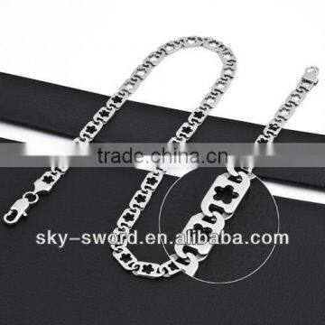 new stainless steel bicycle chain necklace (QN10030)