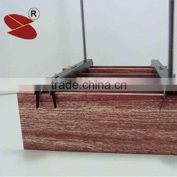 1.5 Thickness high quality aluminum baffle false ceiling tiles