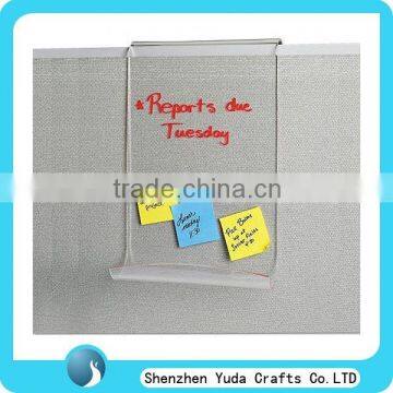 Beautiful shaped curved acrylic slatwall display rack factory wholesale