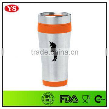 16 oz food grade thermal camping mug stainless steel