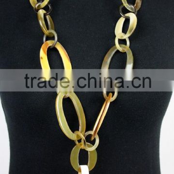 Necklace/necklace nice design natural color multi size necklace handmade in India from horn necklace woman horn jewelry