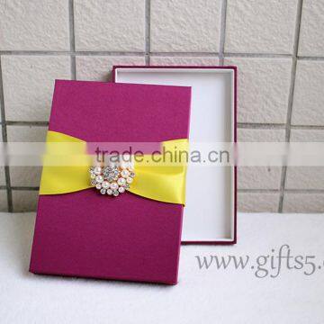 Excellent Fuchsia wedding invitation boxes