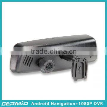 Android Gps Mirror With Bluetooth Dual Camera 1080p Car Dvr Rearview, Rear View Mirror Dash Cam photo-3