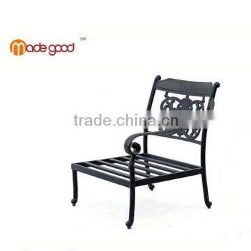 single brass aluminium comfortable outdoor home furnishing fashion chair