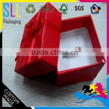 empty custom cardboard luxury jewelry box supplier