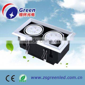 High brightness 2x3W 2x5W 2x7W available two head led grille light