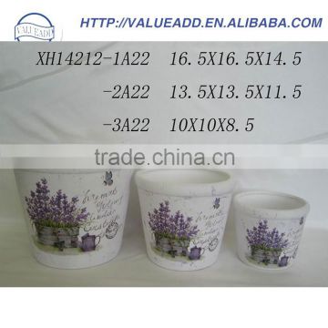 Competitive price pottery shabby chic flower pots best sale online