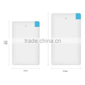4000mah Credit Card Power Bank , Credit Card Size Power Bank 4000mah Capacity