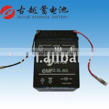 Top Selling 12V 2Ah Sealed Lead Acid Motorcycle Battery 6MF2.5L-BS