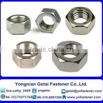 201/202/304/316 Stainless Steel Hexagon Nuts and Bolts M6-M56