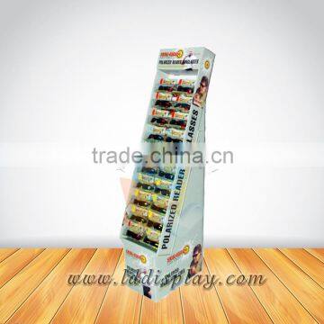 Custom retail wall mounted sunglass display rack