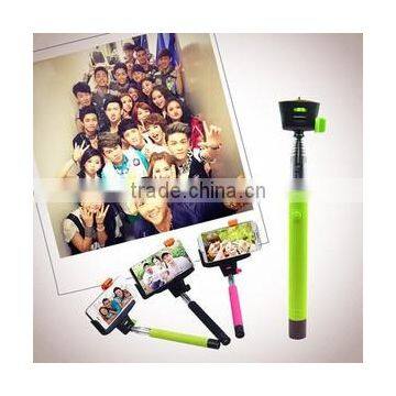 2015 Mini Wireless Extendable Portable Bluetooth Selfie Stick for All Smartphone