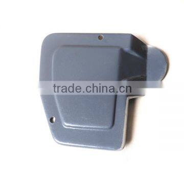 Thermoforming plastic parts for machine