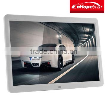 Picture 360 degrees rotated digital photo frame 15 inch big sizes