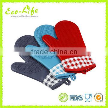 Heat Resistant Silicone Cotton Oven Gloves, Kitchen Utensils