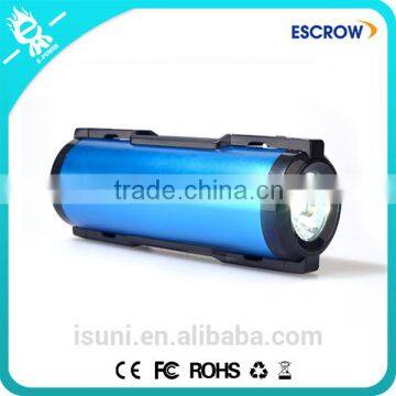 2016 Portable Charger 5000mah Power Bank With Speaker From Guangzhou With LED Torch photo-2