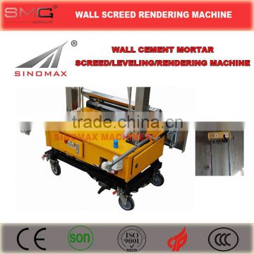 Wall Cement Mortar Plaster Screed Leveling Rendering Machine for sale