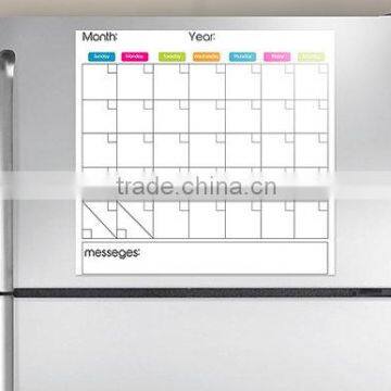 Hot selling best lined magnetic whiteboard planner