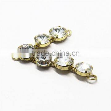 Sandals Accessories Large Rhinestone Shoe Buckles