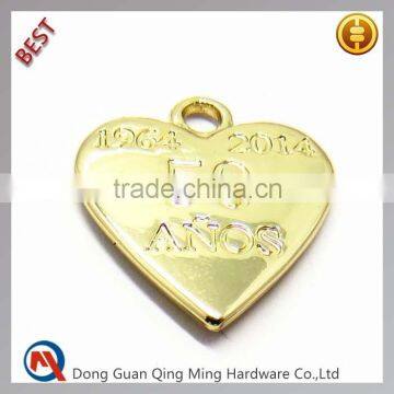 Wallet Decoration Custom Logo Metal Bag label