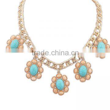 Wholesale handmade statement necklace,2014 chunky fashion necklaces(AM-A1-022)