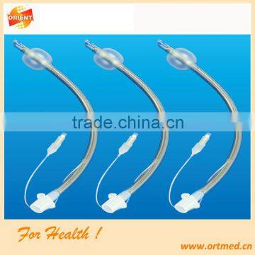 Disposable reinforced endotracheal tube without cuff