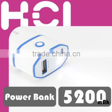 5200mAh Portable USB Charger Power Bank for Smart Phone